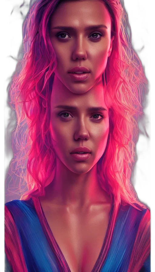 face, hair, creature, mask, comic book art, cyberpunk, photorealistic, concept art transparent PNG cut-out