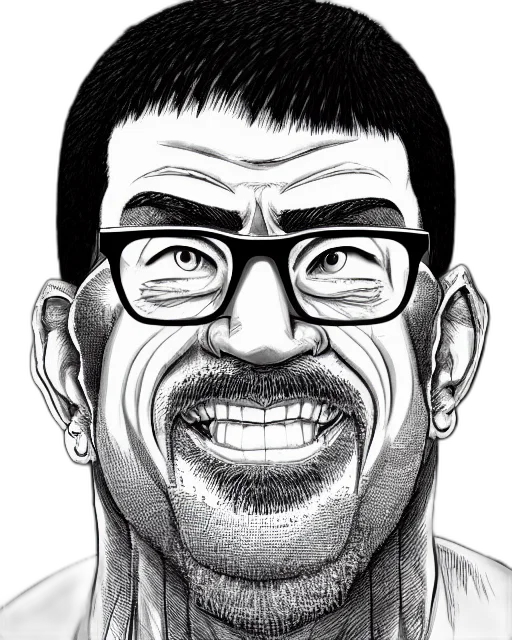 face, cartoon, pencil sketch, comic book art transparent PNG cut-out