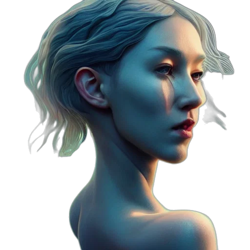 face, mask, robot, crown transparent PNG cut-out