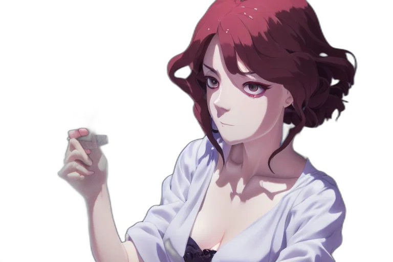 dress, jewelry, staff, face transparent PNG cut-out