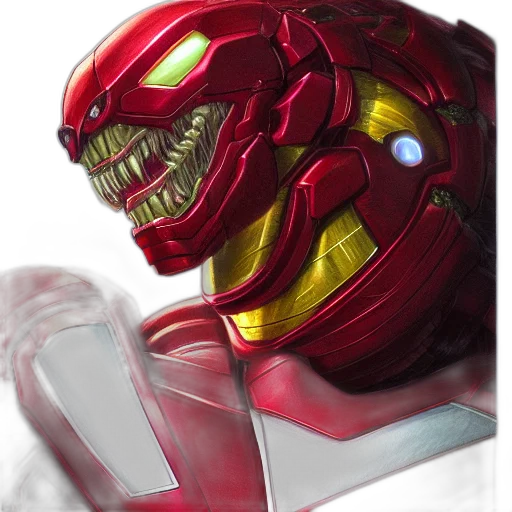 robot, mask, concept art, comic book art transparent PNG cut-out