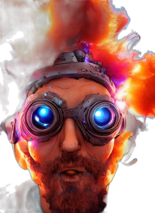 mask, staff, face, concept art transparent PNG cut-out