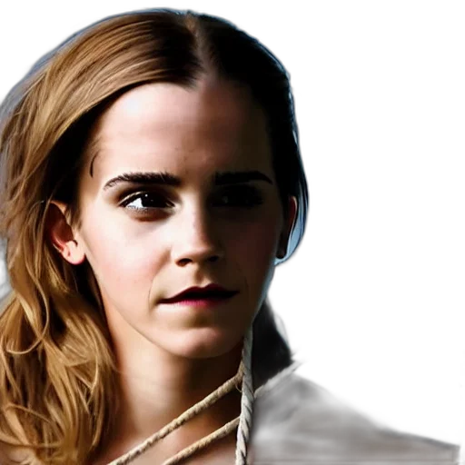 jewelry, face, photorealistic, concept art, comic book art, cartoon, emma, watson transparent PNG cut-out