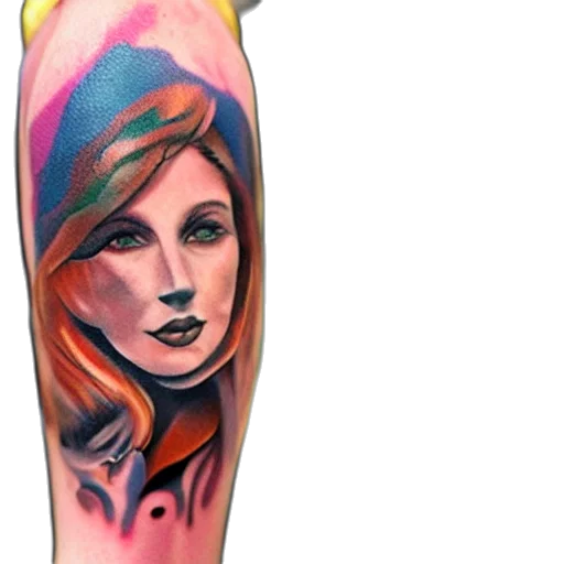 fantasy art, watercolor, photorealistic, cartoon, colorful, tattoo, ideas, venus transparent PNG cut-out