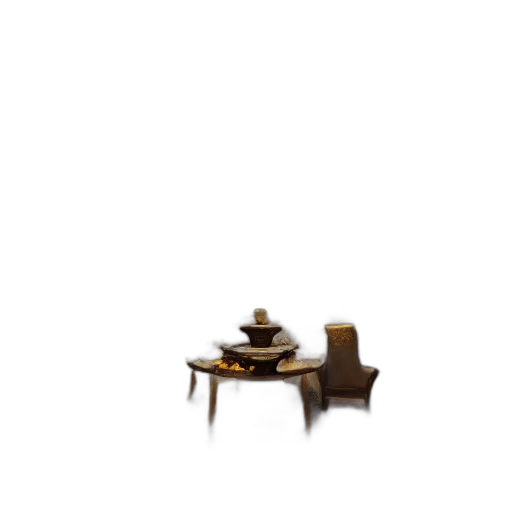 furniture, crown, jewelry, staff, 3d render, photorealistic, concept art, pixel art transparent PNG cut-out