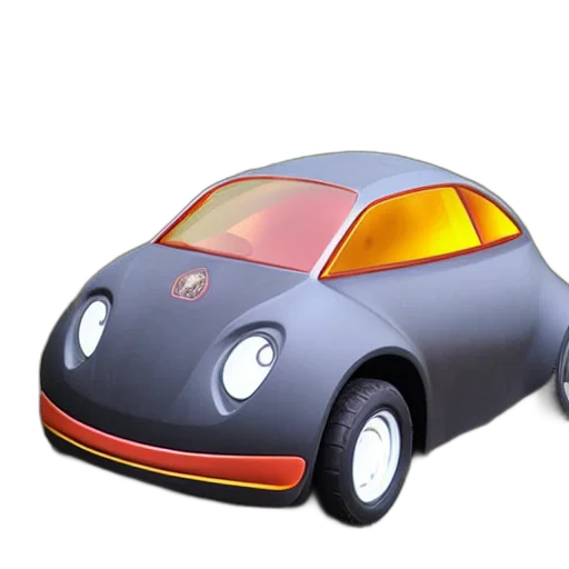 car, robot, 3d render, concept art transparent PNG cut-out
