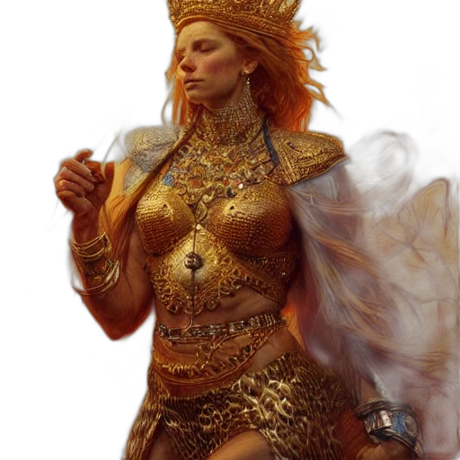 crown, sword, jewelry, staff transparent PNG cut-out