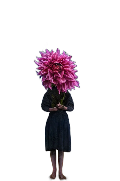 flower, crown, dress, hat, 3d render, concept art, photorealistic, fantasy art transparent PNG cut-out