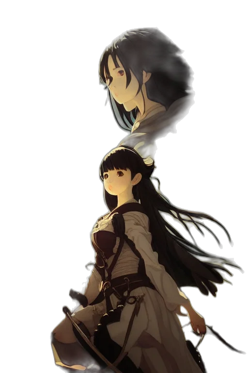 dress, crown, weapon, staff transparent PNG cut-out