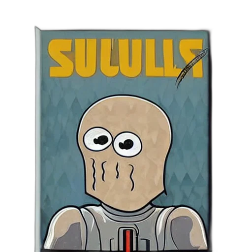 jacket, robot, face, mask, comic book art, concept art, cartoon, pixel art transparent PNG cut-out
