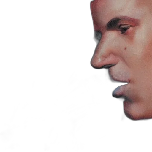 face, mask, robot, photorealistic, 3d render, oil painting, watercolor, outer space transparent PNG cut-out