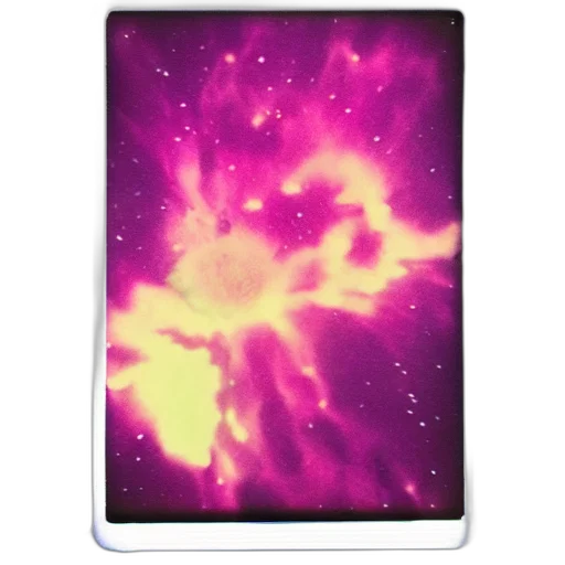 flower, 3d render, outer space, nebula transparent PNG cut-out