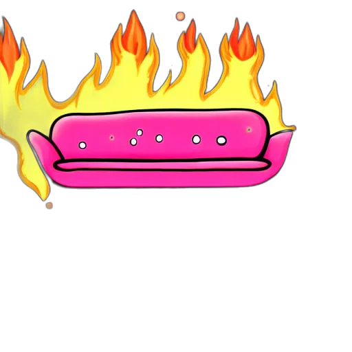 weapon, furniture, staff, food, concept art, vaporwave, pixel art, cartoon transparent PNG cut-out