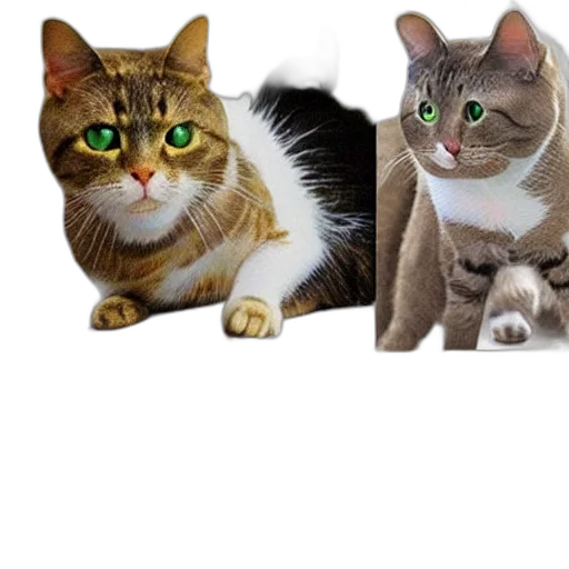 animal, jewelry, photorealistic, 3d render, concept art, pixel art, generated, cat transparent PNG cut-out