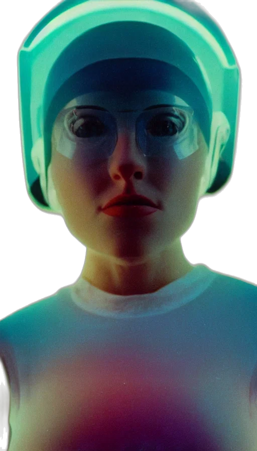 robot, mask, face, creature transparent PNG cut-out