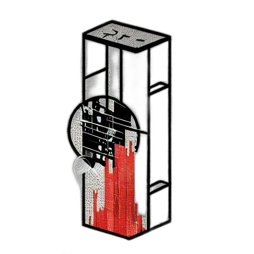 weapon, robot, bottle, pixel art transparent PNG cut-out