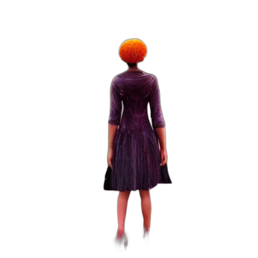 dress, hair, creature, hat, 3d render, concept art, pixel art, photorealistic transparent PNG cut-out
