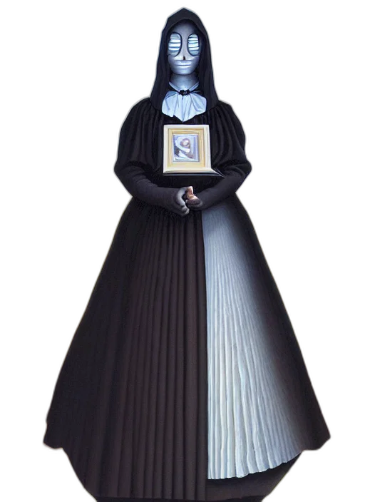 dress, staff, jewelry, concept art, pixel art, 3d render, photorealistic, dark transparent PNG cut-out