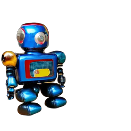 robot, 3d render, concept art, simple transparent PNG cut-out