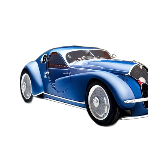 car, 3d render, photorealistic, concept art, bugatti, type, atlantic, concept transparent PNG cut-out