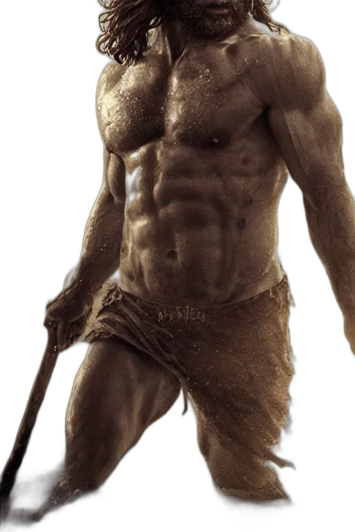 animal, creature, sword, photorealistic transparent PNG cut-out
