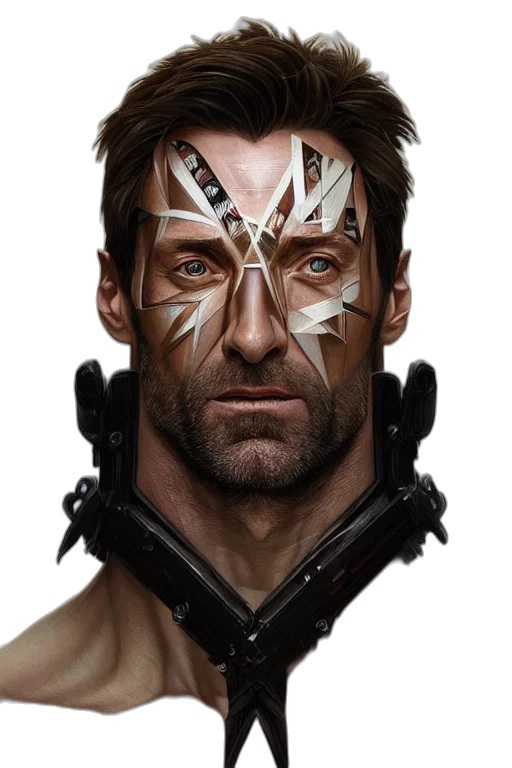 face, mask, robot, weapon transparent PNG cut-out