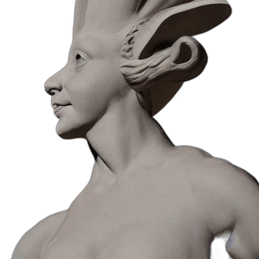 creature, mask, face, dress transparent PNG cut-out