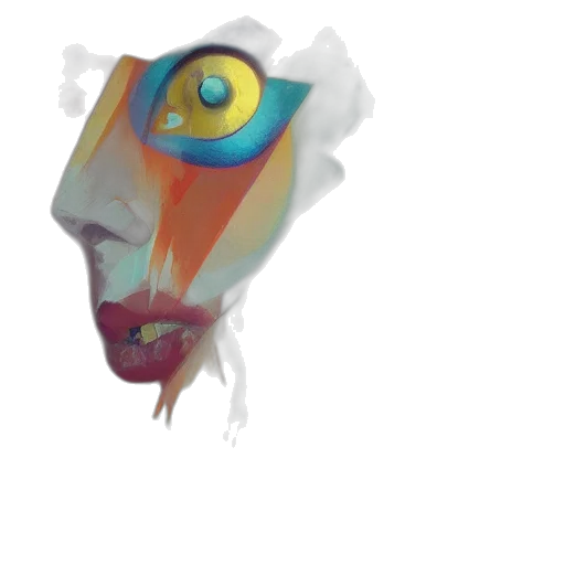 mask, face, creature, dragon transparent PNG cut-out