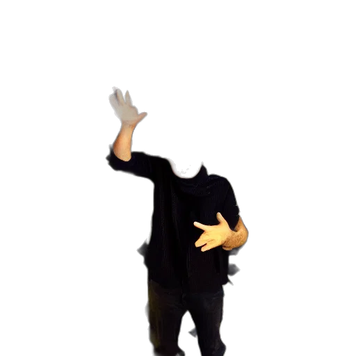mask, jacket, staff, hat transparent PNG cut-out
