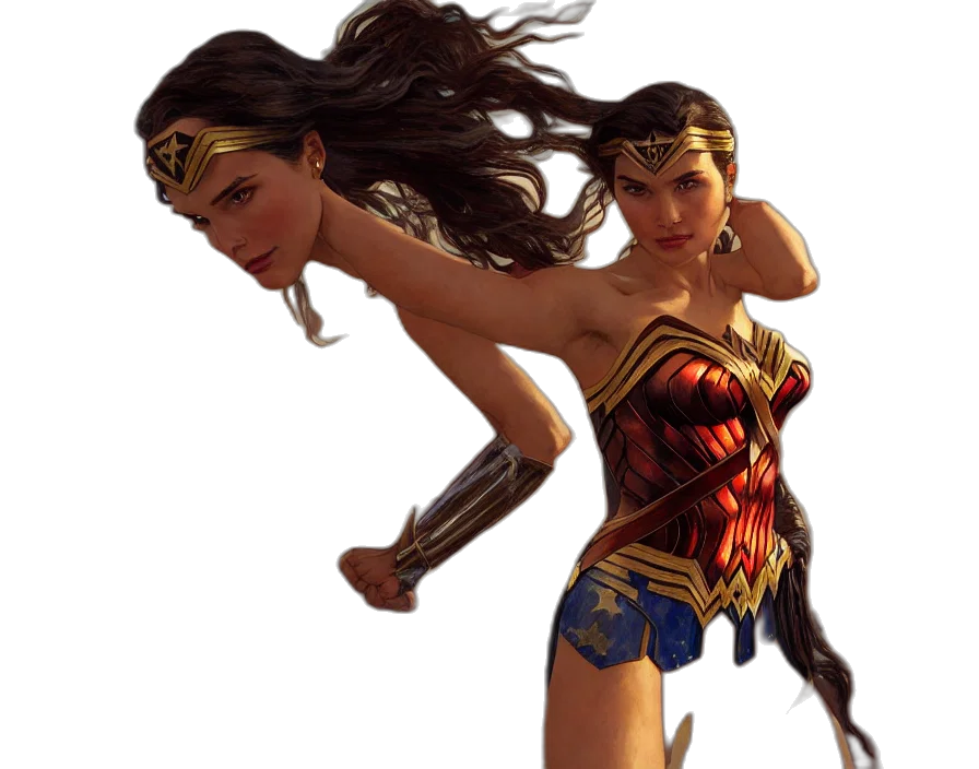 comic book art, concept art, fantasy art, photorealistic transparent PNG cut-out