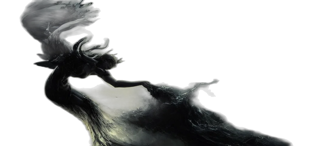 dragon, hair, creature, mask transparent PNG cut-out