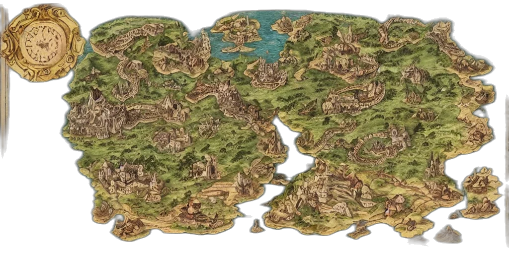 concept art, fantasy art, forest, ancient transparent PNG cut-out