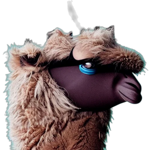 mask, animal, staff, creature, concept art, photorealistic, 3d render, photo transparent PNG cut-out