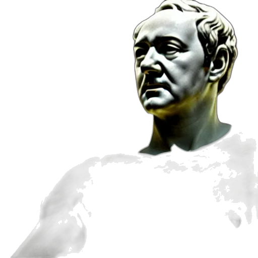 face, staff, photorealistic, 3d render, vaporwave, cartoon, kevin, spacey transparent PNG cut-out
