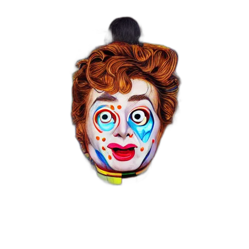 mask, face, crown, hair transparent PNG cut-out