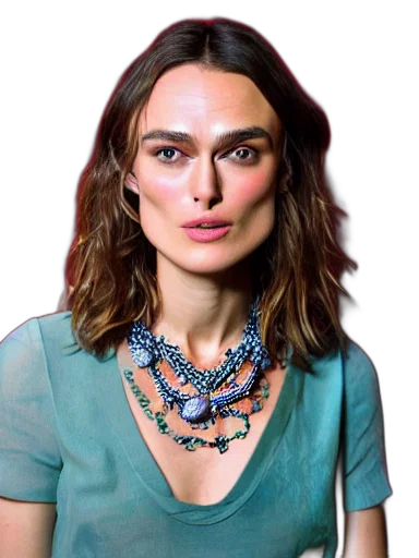jewelry, face, photorealistic, blue transparent PNG cut-out