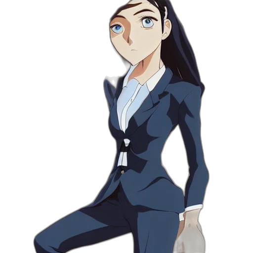 staff, jacket, dress, cartoon transparent PNG cut-out