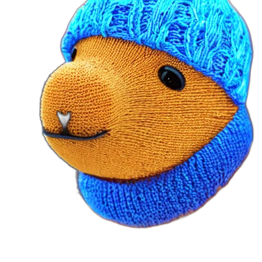 hat, face, staff, animal transparent PNG cut-out