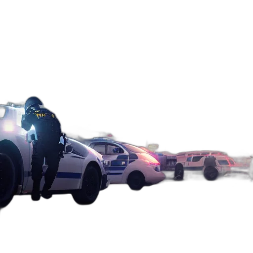 car, weapon, jacket, robot, concept art, cyberpunk, comic book art, pixel art transparent PNG cut-out