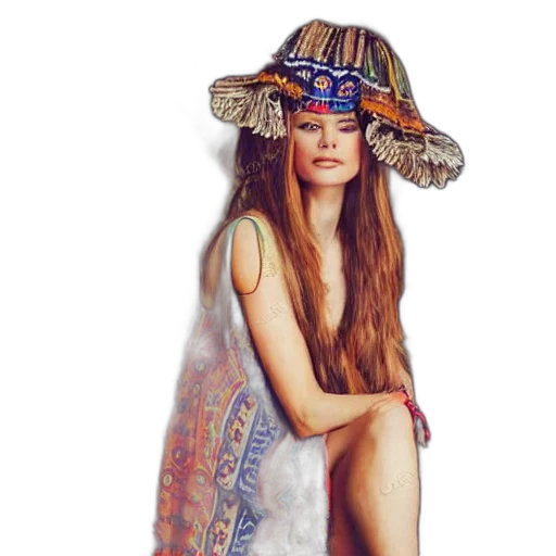 hat, dress, mask, hair transparent PNG cut-out