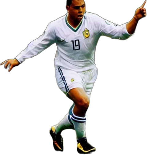 photorealistic, ronaldo, fenomeno, brazilian, luis, nazario, lima, brazil transparent PNG cut-out