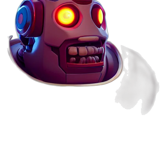 robot, mask, face, creature transparent PNG cut-out