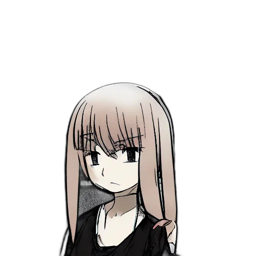 staff, hair, dress, hat, pixel art, anime, cartoon, concept art transparent PNG cut-out