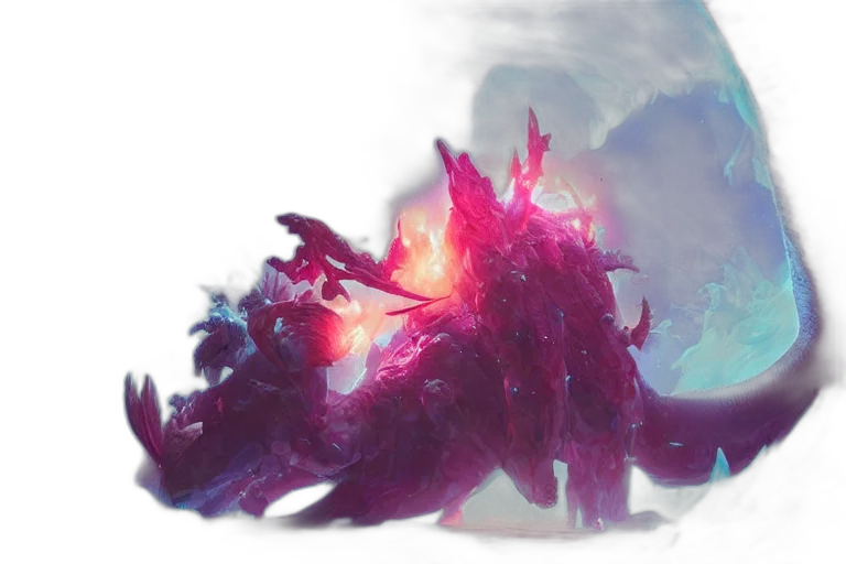 dragon, creature, sword, weapon transparent PNG cut-out