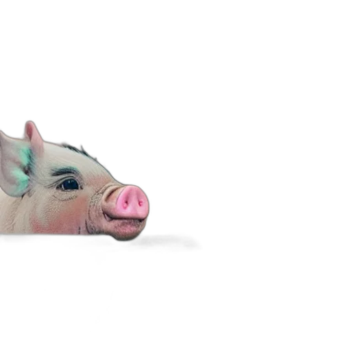 animal, creature, mask, food, 3d render, concept art, photorealistic, watercolor transparent PNG cut-out