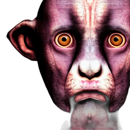 creature, mask, face, robot, 3d render, concept art, photorealistic, fantasy art transparent PNG cut-out