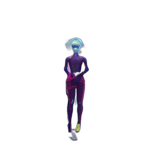 robot, creature, staff, mask transparent PNG cut-out