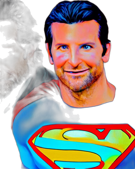 face, comic book art, photorealistic, cartoon transparent PNG cut-out