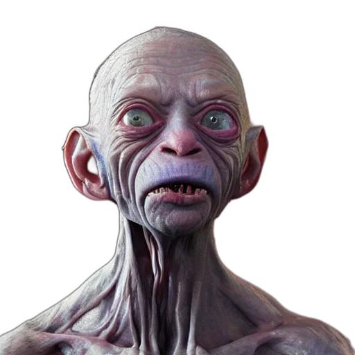 face, creature, mask, staff transparent PNG cut-out