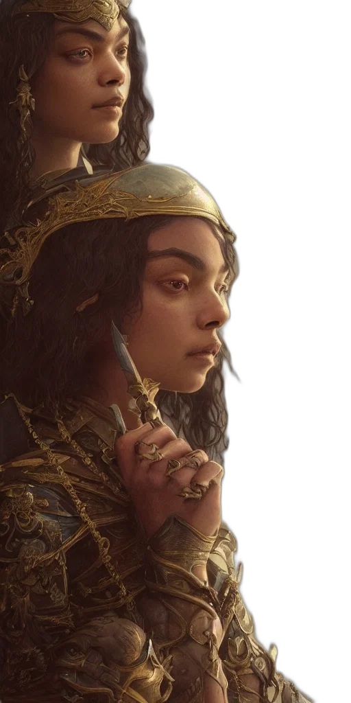 jewelry, sword, face, weapon transparent PNG cut-out